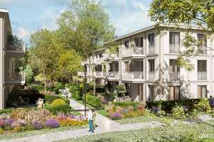 Erstbezug München-Aubing: 3 Zimmer mit Garten, inkl. Einbauküche