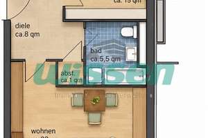 Großzügige 2-Zimmer Wohnung mit Potenzial! – Die vollständige Adresse der Immobilie erhältst du vom Anbieter., 53177 Alt-Godesberg, Bonn – Vorschaubild 10