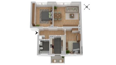 3-Zimmer-Wohnung im 3.OG. in Hagen-Wehringhausen