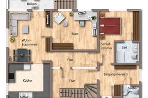 Villa im Frauenland im Stil der "Neuen Sachlichkeit" von Albert Boßlet - zentral  & doch im Grünen! – Die vollständige Adresse der Immobilie erhältst du vom Anbieter., 97074 Frauenland, Würzburg – Vorschaubild 7