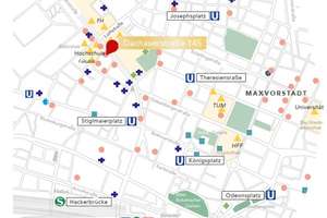 Studio 145 DG-Maisonette TYP 4 - Rarität, liebevoll möbliert, Fitness, Sauna, Co-Living Spaces – Dachauer Straße 145, 80335 St. Benno, München – Vorschaubild 21