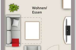 Erstbezug nach Renovierung: Vollmöblierte 1 Zimmer Wohnung - Erlangen Paul-Gossen-Str. – Wichernstr. 14, 91052 Anger, Erlangen – Vorschaubild 12