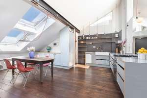 Am Lausitzer Platz: Fantastische 5-Zimmer-DG-Wohnung mit  Südterrasse und beeindruckendem Weitblick! – Skalitzer Straße 45, 10997 Kreuzberg, Berlin – Vorschaubild 14