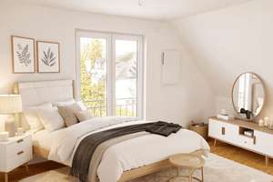Lichtdurchflutete 3-Zimmer-Wohnung mit Balkon und Fußbodenheizung – Wachtelweg 29, 81925 Waldtrudering, München – Vorschaubild 4