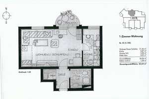 Ruhiges 1-Zimmer-Appartment am Heilbronner Südpark mit TG ab 1.11.2025 – Werderstraße 166, 74074 Heilbronn, Heilbronn – Vorschaubild 14