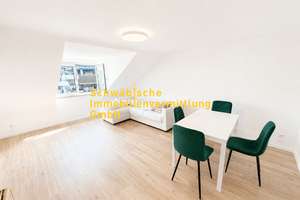 Erstbezug: 2-Zi.-Whg., DG, neu möbliert, EBK & tollem Weitblick, Pärchen oder Pendler – Die vollständige Adresse der Immobilie erhältst du vom Anbieter., 70190 Stöckach, Stuttgart – Vorschaubild 2