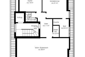 Großzügige Maisonette-Endetagen-Wohnung mit Fahrstuhl + Dachterrasse + Küchenbalkon + TG-Stellplatz! – Die vollständige Adresse der Immobilie erhältst du vom Anbieter., 22459 Niendorf, Hamburg – Vorschaubild 18