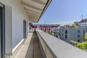 Moderne Penthousewohnung mit großzügiger, umlaufender Dachterrasse und Tiefgaragen-Stellplatz – Holzschuherstraße 5, 90439 Sündersbühl, Nürnberg – Vorschaubild 2
