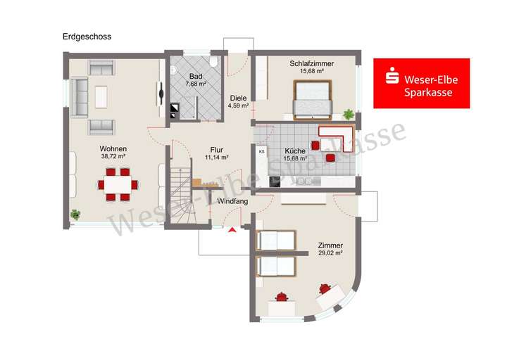 Grundriss Erdgeschoss