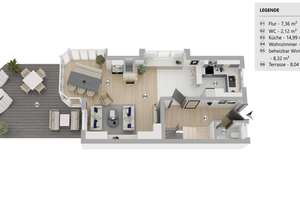 ::: Finest Living I DHH in ruhiger Lage, mit Garten, Einzelgarage, Kamin, Sauna, Wintergarten::: – Die vollständige Adresse der Immobilie erhältst du vom Anbieter., 70567 Möhringen-Nord, Stuttgart – Vorschaubild 22