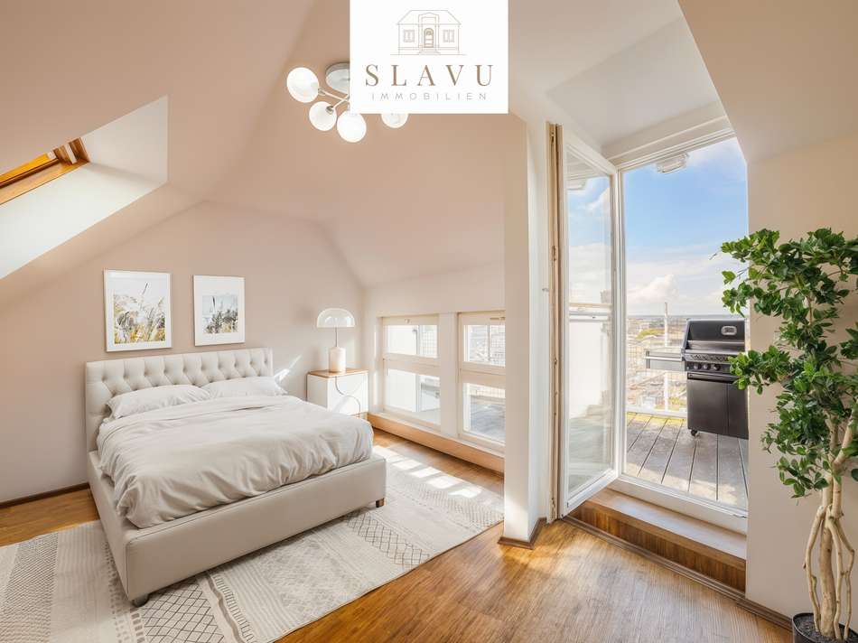 Schlafzimmer & Dachterrasse...