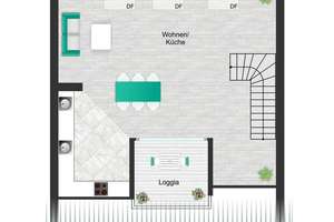 Helle Altbau‑Maisonette in der Endetage – hochwertig & großzügig – Die vollständige Adresse der Immobilie erhältst du vom Anbieter., 51103 Höhenberg, Köln – Vorschaubild 8