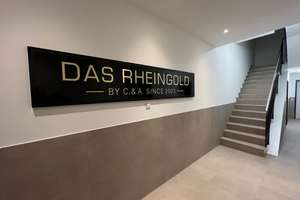 "DAS RHEINGOLD" - 36 qm, voll möbliert, mit Terrasse im Innenhof