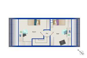 Gepflegtes Reihenmittelhaus mit gehobener Ausstattung und viel Platz in guter Lage von Wuppertal – Die vollständige Adresse der Immobilie erhältst du vom Anbieter., 42111 Uellendahl-Katernberg, Wuppertal – Vorschaubild 8