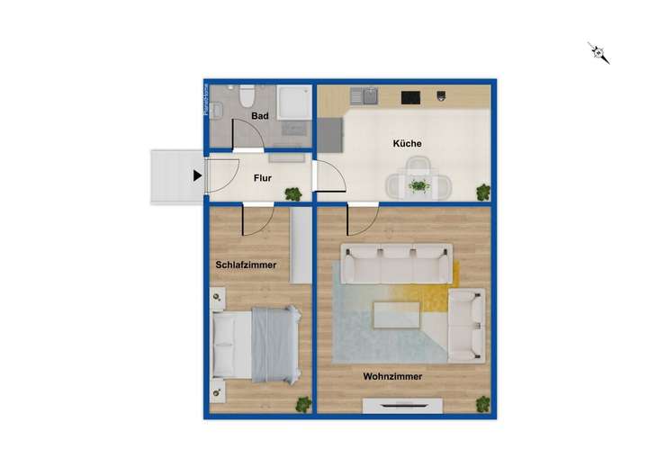 Grundriss 1. Obergeschoss