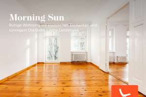 Morning Sun - Ruhige Wohnung mit klassischen Elementen und sonnigem Ost-Balkon nahe Lietzensee