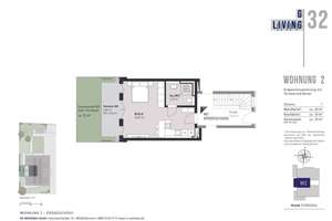 Ideal zur Kapitalanlage: NEUBAU-1-Zimmer-City-Apartment mit Terrasse und privatem Gartenanteil – Glockenbecherstraße 32, 80935 Lerchenau-Ost, München – Vorschaubild 9