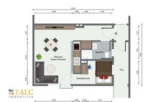 **Modernisierte Wohnung mit Fahrstuhl**- FALC IMMOBILIEN – Die vollständige Adresse der Immobilie erhältst du vom Anbieter., 10715 Wilmersdorf, Berlin – Vorschaubild 11