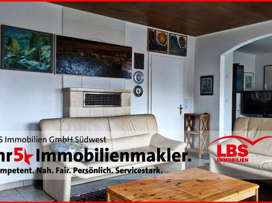 Wohnzimmer mit Kaminofen inkl 