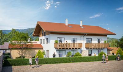 NEU in Inzell! Exklusive Neubau-Doppelhaushälfte (WEST) mit Bergblick