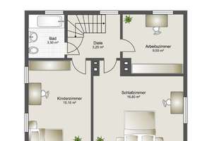 Charmante Doppelhaushälfte mit Privatgarten - Ruhig & zentral - ohne Provision – Herlesweiden 4, 55543 Bad Kreuznach – Vorschaubild 14