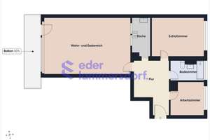 Einziehen statt renovieren – hochwertig sanierte 3-Zimmer-Wohnung mit Südbalkon – 64291 Wixhausen, Darmstadt – Vorschaubild 15