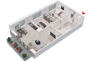 Gemütliche 3-Zimmer-EG-Wohnung im Neubau in Münster Hiltrup mit Terrasse Garten & PKW-Stellplatz – 48165 Hiltrup-Mitte, Münster – Vorschaubild 34