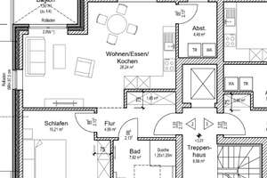 Erstbezug ab 01.10. – 2. Moderne 2-Zimmer-Neubauwohnung mit Balkon & Einbauküche – Kuckucksweg 17, 26131 Eversten, Oldenburg (Oldenburg) – Vorschaubild 4