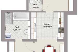 moderne 2-Raum-Wohnung in guter Lage – Lange Straße 34, 4103 Leipzig – Vorschaubild 9