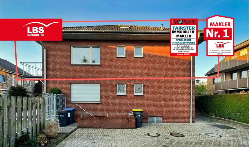 Immobilie in Moers - Eigentumswohnungen in einem gepflegten 3-Familienhaus I Garage I Garten  - Bild 1