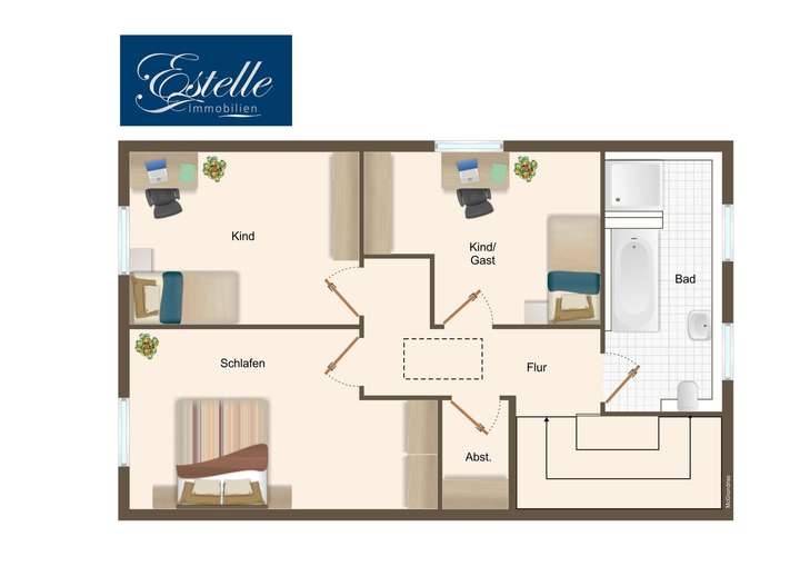 Grundrissskizze OG DHH