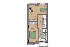 Neues voll unterkellertes KFW 40 Reiheneckhaus Tarforster Höhe mit schöner Dachterrasse – Trier – Vorschaubild 6