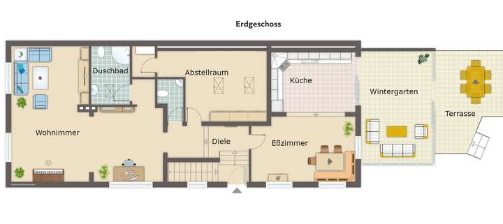 Grundriss Erdgeschoß