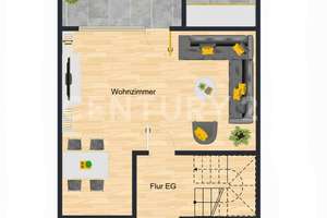 C21: Industrial Chic trifft Familienglück – modernes Reihenhaus mit Gartenidylle – Die vollständige Adresse der Immobilie erhältst du vom Anbieter., 28355 Oberneuland, Bremen – Vorschaubild 8