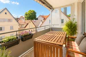 Lichtdurchflutete 3-Zimmer-Wohnung mit zwei Balkonen in S-Feuerbach