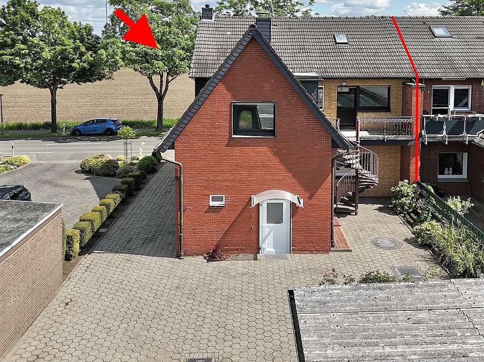 Hausrückseite