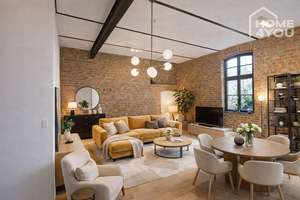 LOFT im luxuriös sanierten Gutshof, 144 qm, 2 SZ, Bad, WC, Einbauküche, Garten&Terrassen, Tiefgarage