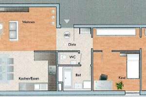 Helle Erdgeschosswohnung mit Balkon in zentraler Karlsruhe-Lage – Rahel-Straus-Straße 8, 76137 Südstadt, Karlsruhe – Vorschaubild 2