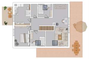 Haus + EG-Wohnung, Wärmepumpe, Energieeffizienz A+, Kamin, Sauna – Die vollständige Adresse der Immobilie erhältst du vom Anbieter., 15370 Petershagen/Eggersdorf – Vorschaubild 12