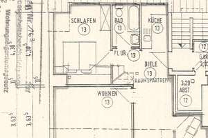 Helle 2 Zimmer Dachgeschosswohnung  Mitten im Leben