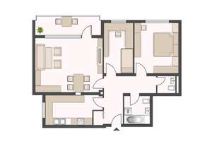 3-Zimmerwohnung in energetisch modernisiertem Gebäude am Baunsberg – Dachsbergstraße 32, 34225 Baunatal – Vorschaubild 12