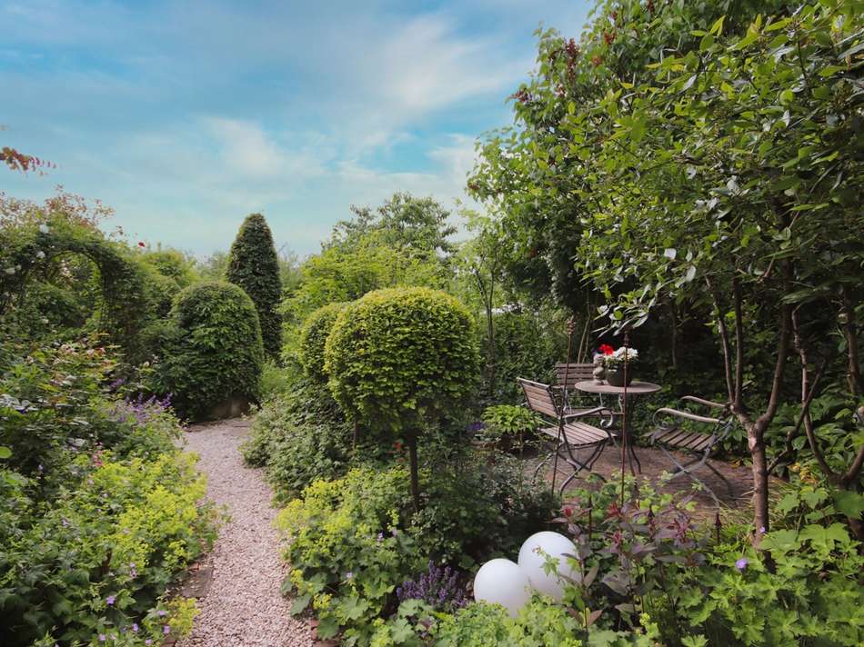 Terrasse Wohnhaus-Garten