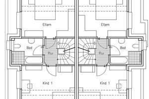 Doppelhaushälfte mit Grundstück, KfW 40, PV-Anlage,  Wärmepumpe, Festpreis, Keller, FB Heizung – Die vollständige Adresse der Immobilie erhältst du vom Anbieter., 59192 Bergkamen – Vorschaubild 3