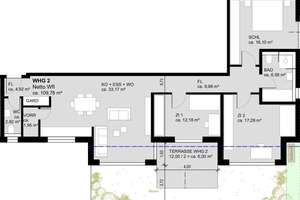 KERNSTADT * MODERNE 4-ZI. WHG * inkl. EBK, SÜD-TERRASSE,  BADEWANNE, TIEFGARAGE, AUFZUG uvm. – Grillparzerweg 17, 74074 Heilbronn, Heilbronn – Vorschaubild 16