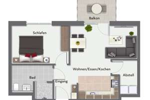 Etagenwohnung in St. Mauritz – Ihr neues Zuhause im KfW‑40‑Neubau – 48155 Mauritz-Ost, Münster – Vorschaubild 12