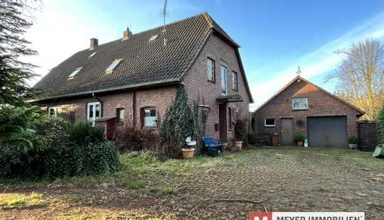 Bild von Ländliches Wohnhaus am Bahnhof von Jaderberg mit Option auf Zukaufsflächen (Obj.-Nr.: 6486)