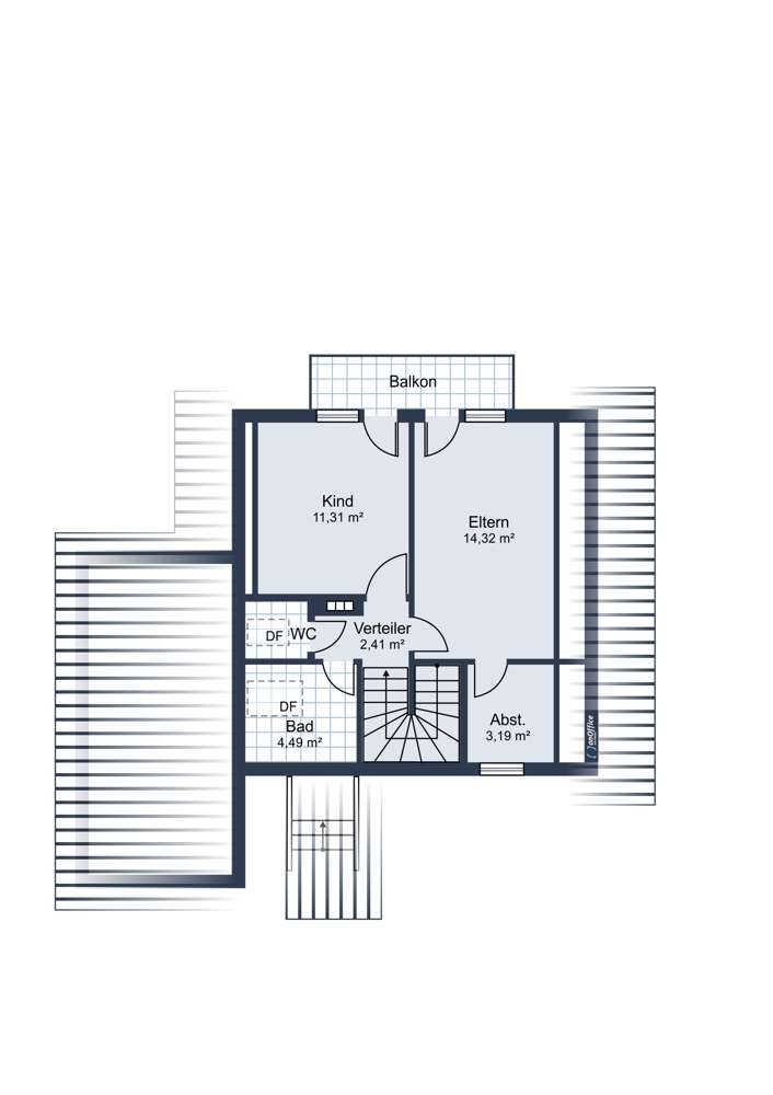 Grundriss Dachgeschoss