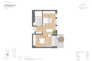 MODERNE SINGLE-DACHTERRASSEN-WOHNUNG IN AUGSBURG / PFERSEE