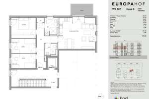 Wohnen im Grünen in ruhiger Lage! 4-Zimmer-Wohnung mit Balkon mit viel Platz - Neubau WE507 – Europaallee 102-110, 51379 Opladen, Leverkusen – Vorschaubild 2