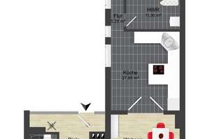 Altstadt: Helle 3-Zimmer-Wohnung mit Aufzug im 5. OG – Ideal für Paare & kleine Familie – Die vollständige Adresse der Immobilie erhältst du vom Anbieter., 39104 Altstadt, Magdeburg – Vorschaubild 11